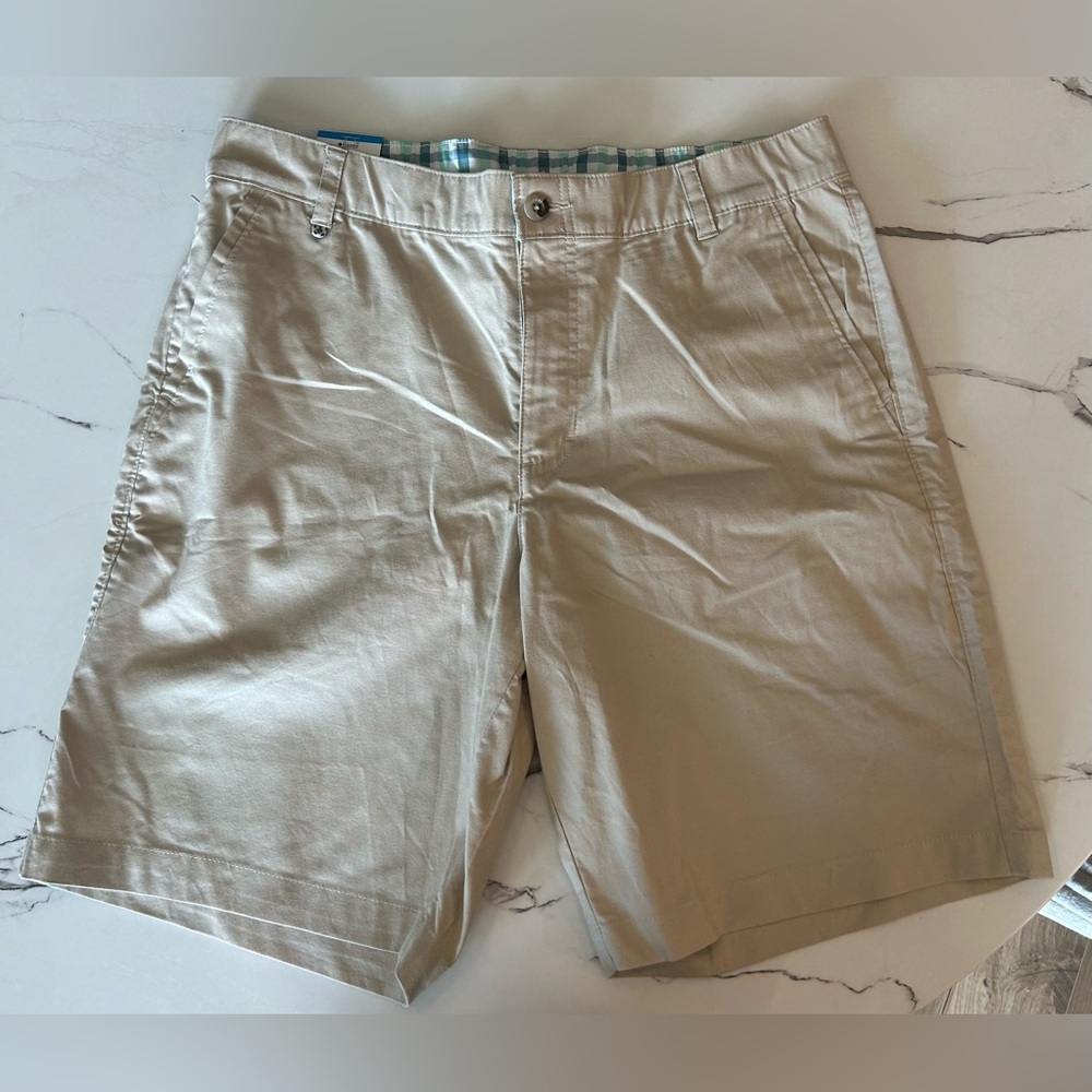 Men's Columbia PFG Bonefish 9" Short Beige
